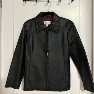 Black Worthingtom Leather Jacket